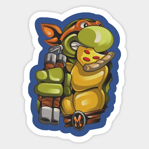 michelangelo Sticker by i want money